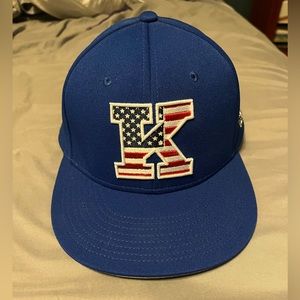 Kansas Jayhawks Patriotic On-Field Baseball Hat